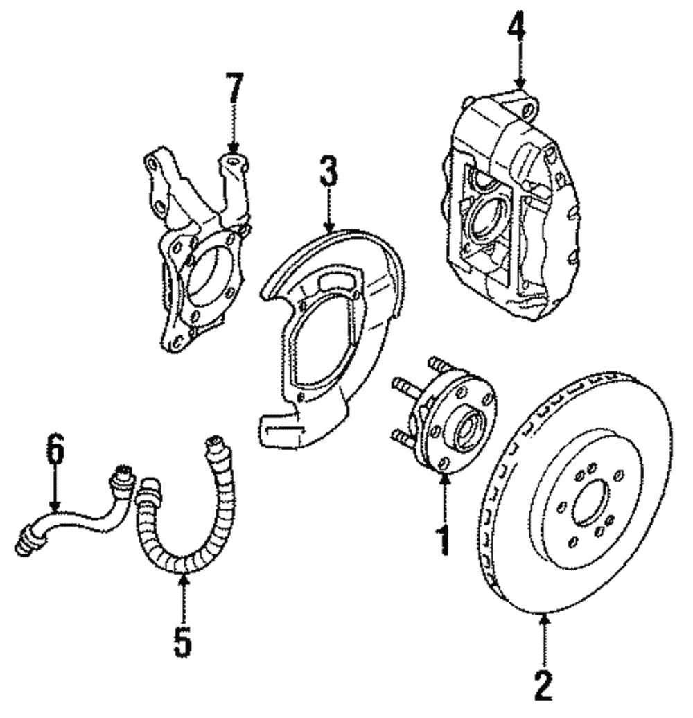 MR223993 - Hub Assembly 1991-1999 Mitsubishi 3000GT