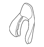 99652114101EAE - Body: Seat Back Cover for Porsche: 911 Image