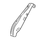 99652132001 - Body: Seat Back Panel Bracket for Porsche: 911, Boxster Image
