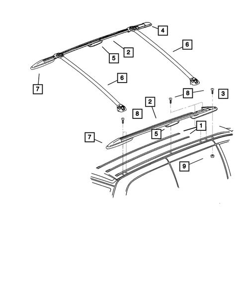 Luggage Rack for 2003 Dodge Caravan #0