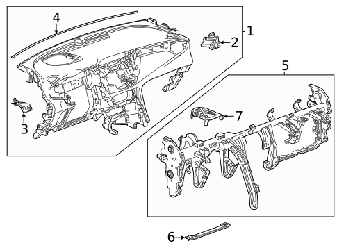 Instrument Panel for 2020 Buick Encore GX #0