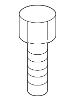 1125108256B - Electrical: Hold Down Bolt for Kia: Cadenza, Carnival, EV6, Forte, Forte Koup, K5, K900, Niro, Niro EV, Optima, Rio, Sedona, Sorento, Soul, Sportage Image