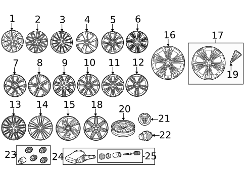 Wheel for 2019 Jaguar XF #0
