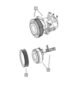 55056435AB - Air Conditioning &amp; Heater: Air Conditioning Compressor for Mopar Image