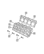 68280502AF - 5.7L Gas; Engine: Engine Cylinder Head Assembly, Right Side for Mopar Image