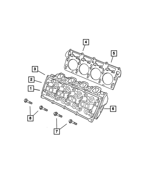 Cylinder Head for 2013 Ram 3500 #0