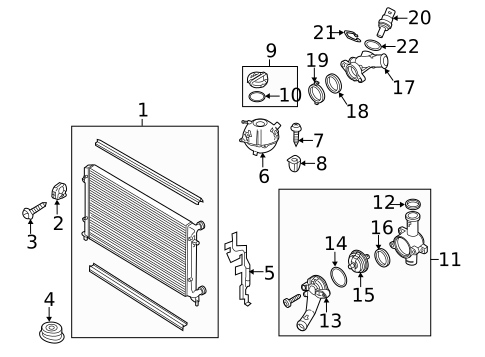 Radiator & Components for 2025 Volkswagen Taos #26