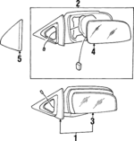 8760535810 - : Mirror Assembly for Hyundai: Sonata Image