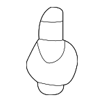 MR975151 - Body: Pkg Tray Trim Retainer for Mitsubishi Image