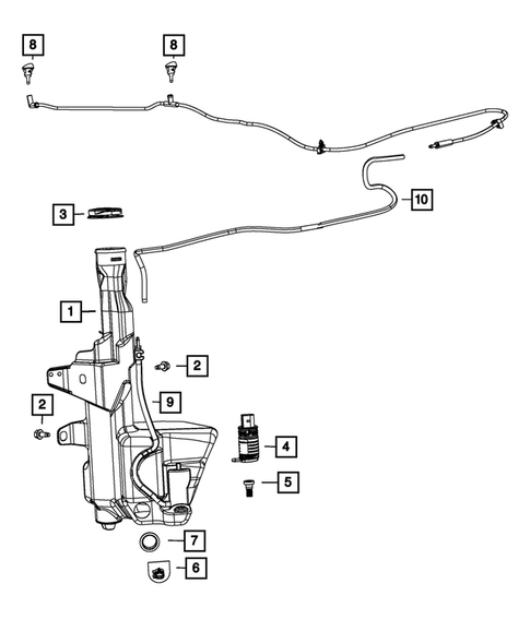 Wiper and Washer System for 2013 Ram 2500 #2