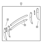 82202855 - Mopar Accessories - Component Parts: Grille Guard Kit for Dodge: Ram 1500, Ram 2500, Ram 3500 Image