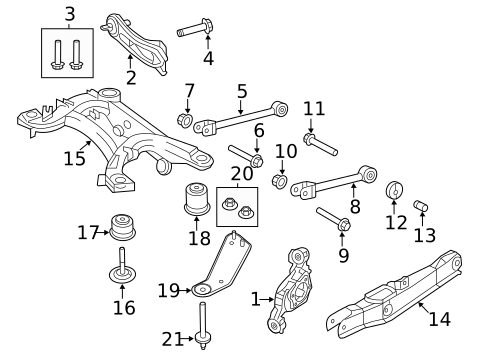 Rear Suspension for 2011 Chrysler 200 #1