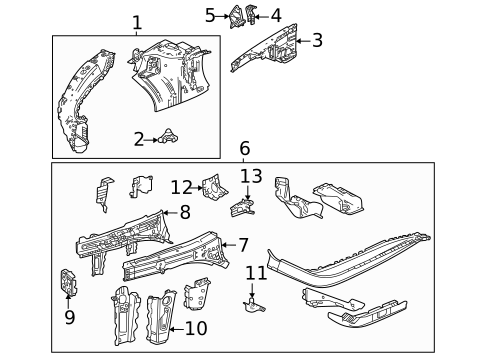Structural Components & Rails for 2022 Buick Encore GX #0