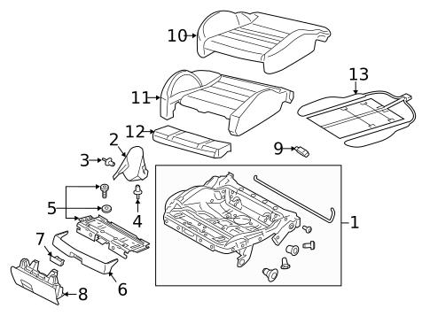 Front Seat Components for 2014 Audi RS7 #0