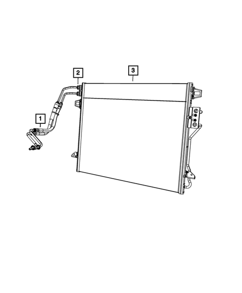 Transmission Oil Cooler and Lines for 2018 Dodge Grand Caravan #0