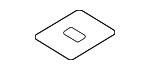 9A700720700 - Body: Trunk Trim Panel Spacer for Porsche Image