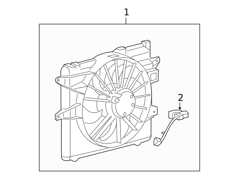 Cooling Fan, Clutch & Motor for 2007 Ford Mustang #0