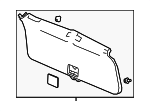 84431TGSA01ZA - Body: Gate Trim Panel for Honda: Passport Image