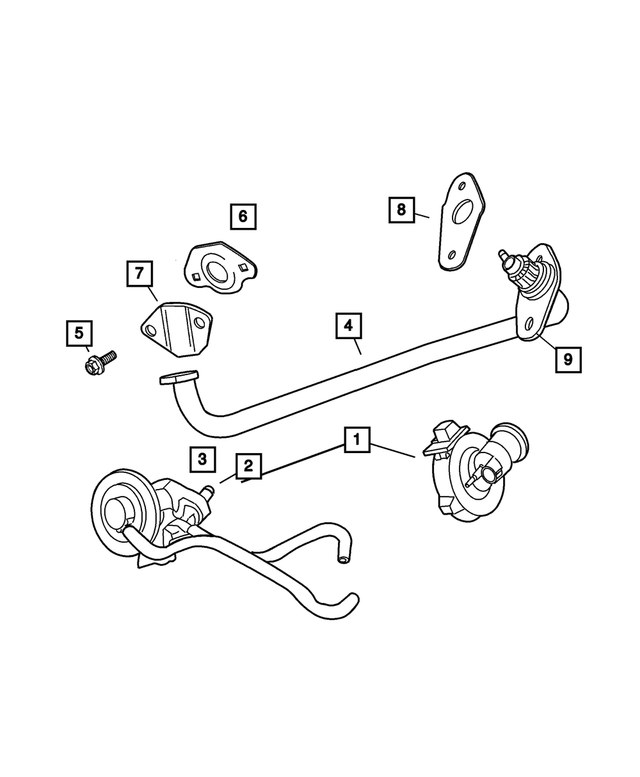 4861635AG - Emission Systems: Egr Valve for Mopar Image