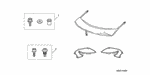 8P35SL0200R1 - Accessory Components: HARDWARE KIT, NOSE MASK for Honda Image