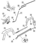 5KG72XXXAA - : Splash Guard, Right for Mopar Image