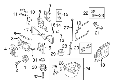 SUBARU IMPREZA パーツカタログ 2001年 Front Suspension for 2001 Subaru Impreza | OEM Parts Online