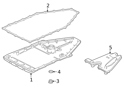 Transmission Components for 1997 BMW 540i #1