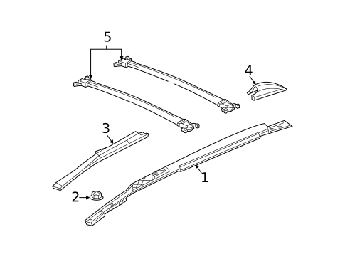 Luggage Carrier for 2006 Chevrolet Equinox #0
