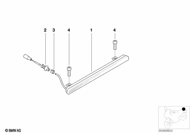 63257653605 - Lights: Additional Brake Light -  for BMW-Motorrad Image