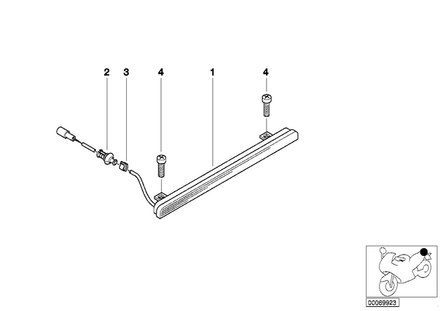 63257653606 - : Grommet for BMW-Motorrad Image