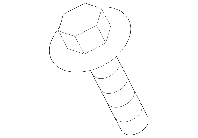 Engine Coolant Reservoir Bolt - Porsche (N-107-857-01)