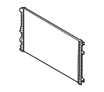 PAB145804 - Cooling System: Auxiliary Radiator for Porsche: Cayenne Image