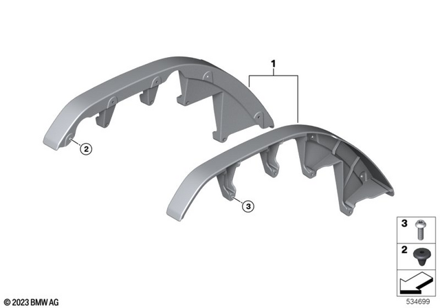 77315A7F048 - : Kit, Filler Panel - Grundiert for BMW-Motorrad Image