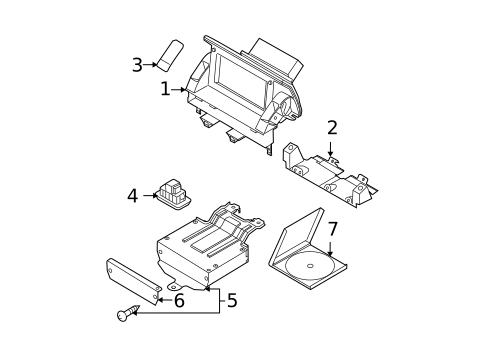 Navigation System Components for 2007 Mazda 6 #0
