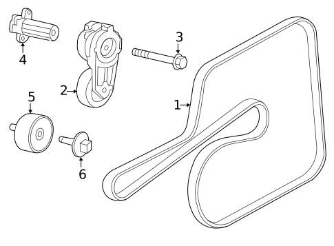 Belts & Pulleys for 2019 Dodge Charger #0