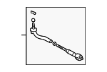 4547059015 - : Outer Tie Rod for Lexus: GS300, GS400, GS430, LS400, SC430 Image