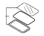 65430FL00A - Body: Sunroof Glass for Subaru Image