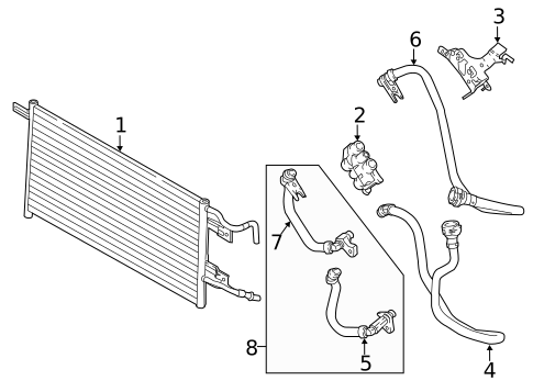 Trans Oil Cooler for 2020 Mini Cooper Countryman #0