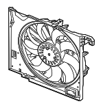 C2D38737 - : Fan Assembly for Jaguar: XF, XFR, XFR-S, XJ, XJR, XJR575, XKR, XKR-S Image