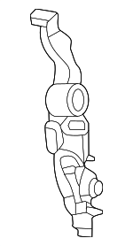 17227936450 - Cooling System: Oil Return Tube Mount Bracket for BMW: 230i, 230i xDrive, 430i Gran Coupe, 430i xDrive Gran Coupe, M2, M240i, M240i xDrive, M340i, M340i xDrive, M440i Gran Coupe, M440i xDrive Gran Coupe, Z4 Image