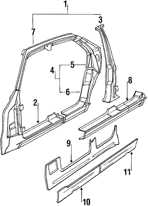 Uniside for 1988 BMW 735i #0