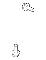 C2C22721 - Fuel System: Filler Pipe Screw for Jaguar Image