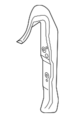 4G8821112A - Body: End Plate for Audi: A7 Quattro, RS7, S7 Image