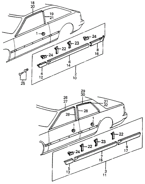 Side Protector for 1984 Honda Accord #0