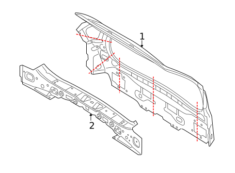 Rear Body for 2018 Volvo V60 #0