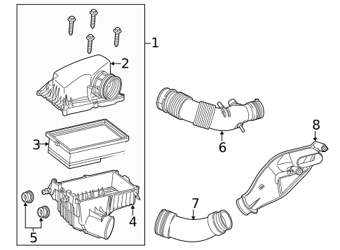 Air Intake for 2019 Fiat 500L #0