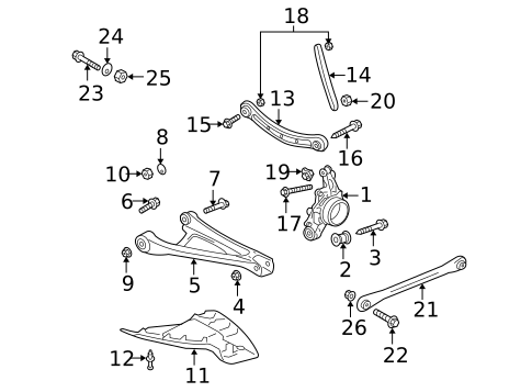 Rear Suspension for 2008 Audi Q7 #1