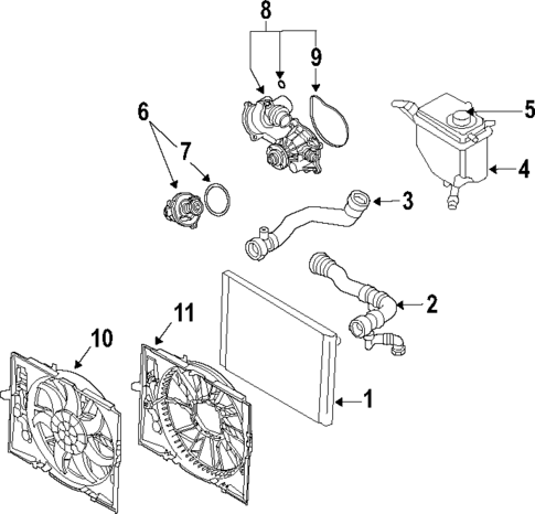 Cooling System for 2007 BMW 650i #0