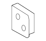 9017906349 - Body: License Bracket Nut for Toyota: C-HR, Land Cruiser, Mirai, Prius V, RAV4, RAV4 Prime Image