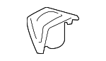 BK3Z6131112AH - Body: Interior Quarter Panel Cup Holder for Ford Image